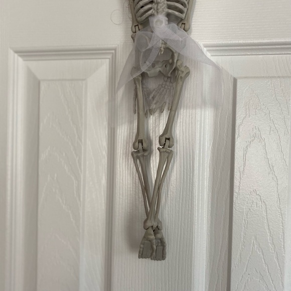 HALLOWEEN SKELETON BRIDE FULL BODY JOINT ARTICULATION DECOR VINTAGE - Picture 16 of 16